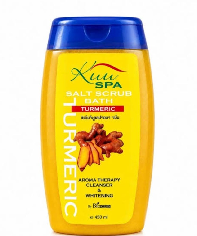 Kuu Spa Turmeric Salt Scrub Bath 450ml